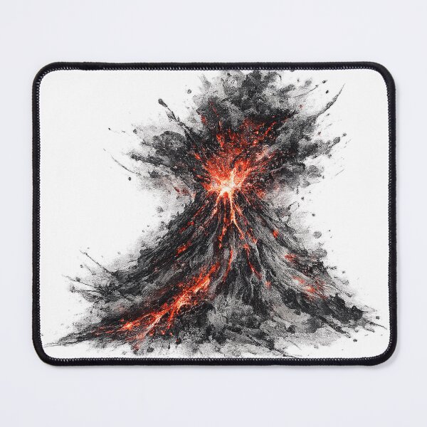 Item preview, Ink Volcano | Lava Red Eruption designed and sold by rigelcreation.
