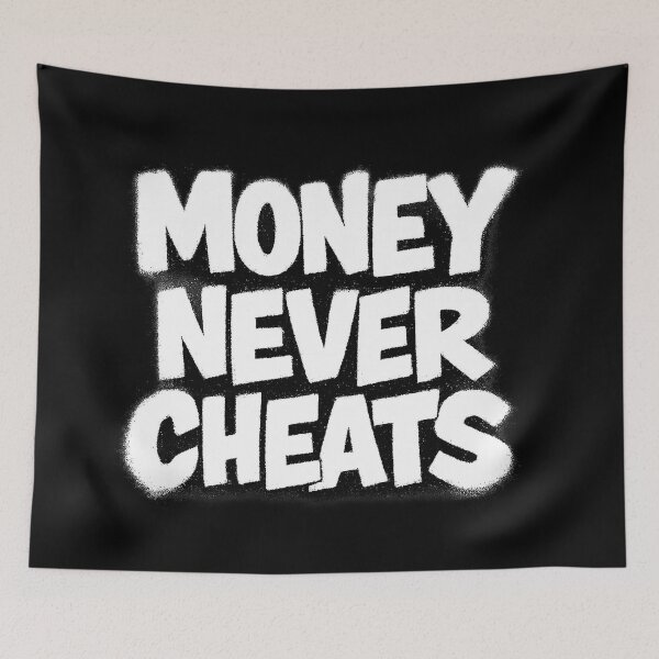 Item preview, Money Never Cheats designed and sold by RetroPlus.