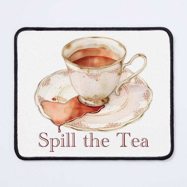 Item preview, Spill the Tea Cup designed and sold by Grateful-Fool.