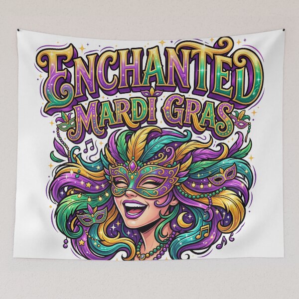 Item preview, Enchanted Mardi Gras Masquerade Design designed and sold by castillomiami.