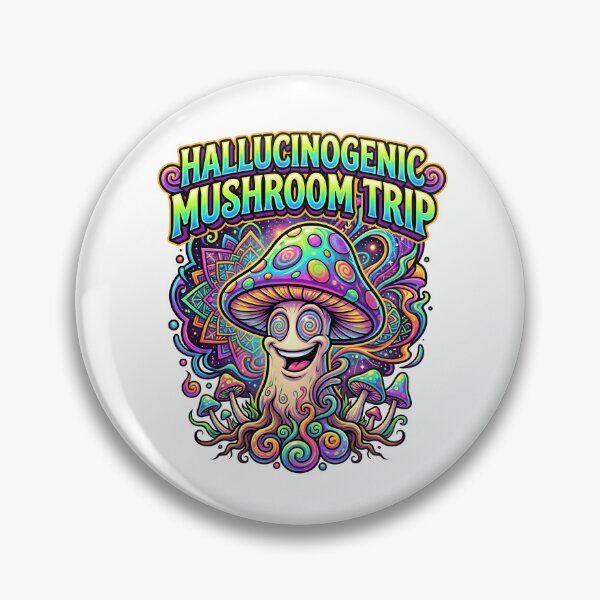 Item preview, Hallucinogenic Mushroom Trip Psychedelic Cartoon designed and sold by castillomiami.