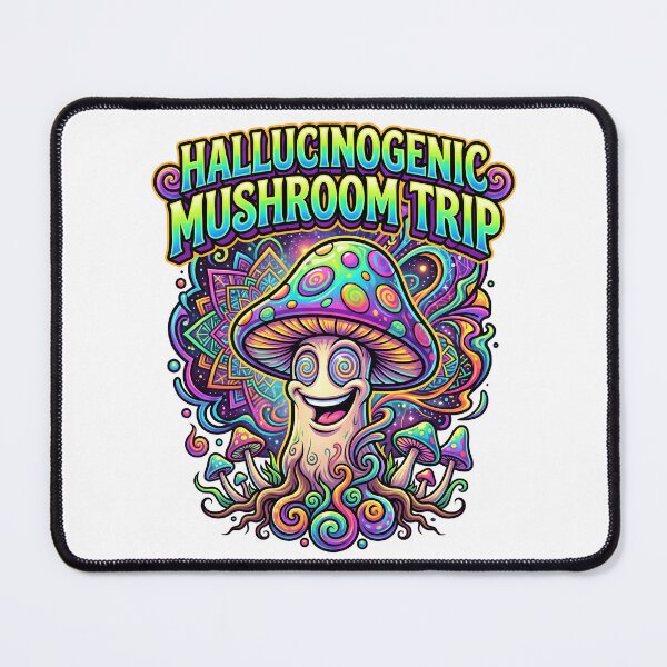 Item preview, Hallucinogenic Mushroom Trip Psychedelic Cartoon designed and sold by castillomiami.