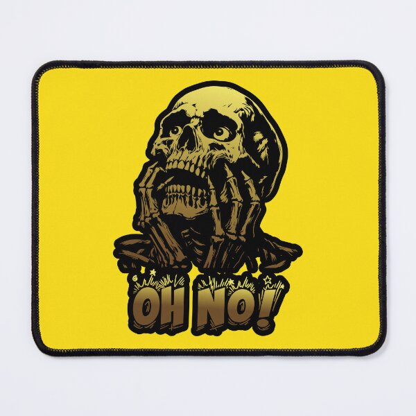 Item preview, Oh No! Screaming Skull Vintage Halloween Horror Graphic designed and sold by LOVEARTDESIGN.