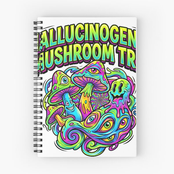 Item preview, Hallucinogenic Mushroom Trip Psychedelic Art designed and sold by castillomiami.