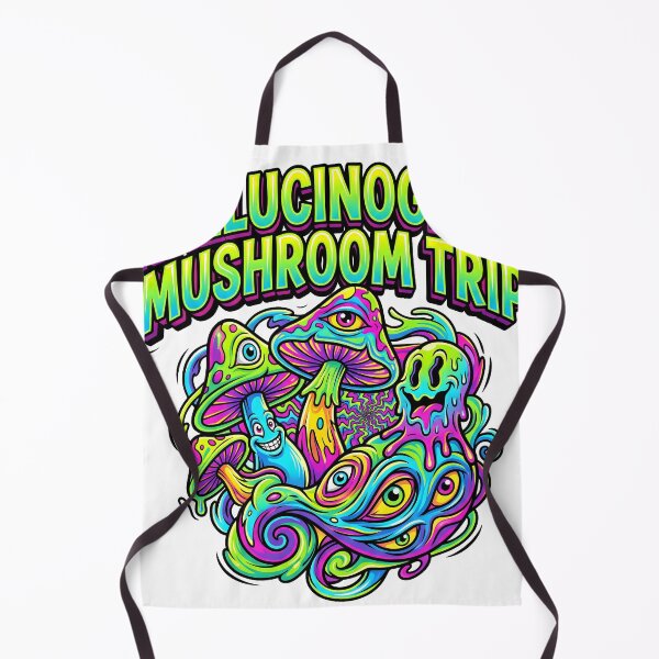 Item preview, Hallucinogenic Mushroom Trip Psychedelic Art designed and sold by castillomiami.