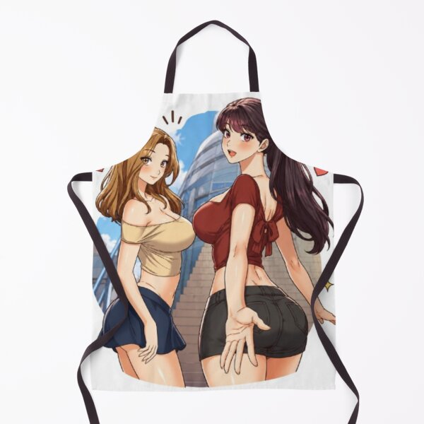 Item preview, Cute Anime Friends Sticker – Summer Aesthetic Girls designed and sold by MeowLoka ⭐⭐⭐⭐.