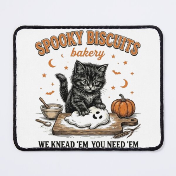 Item preview, Spooky Biscuits Bakery Halloween Cat Design designed and sold by Modish-Market.