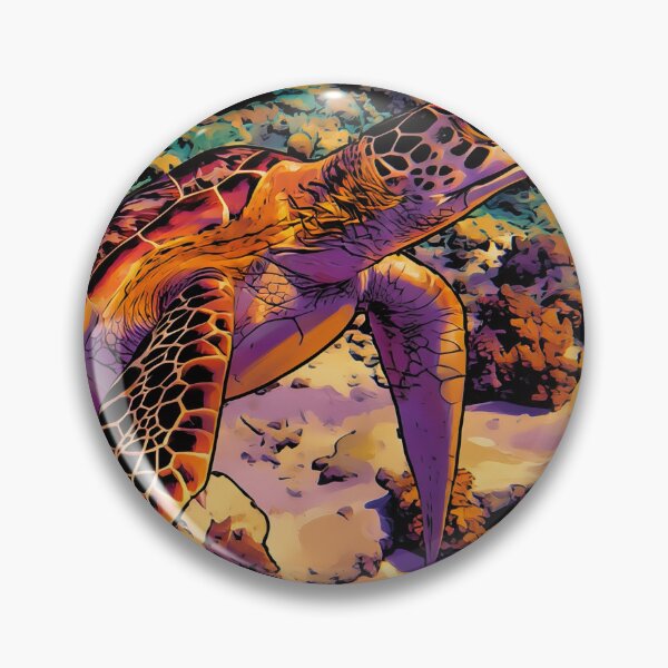 Item preview, Happy Sea Turtle designed and sold by tomorrowsart.