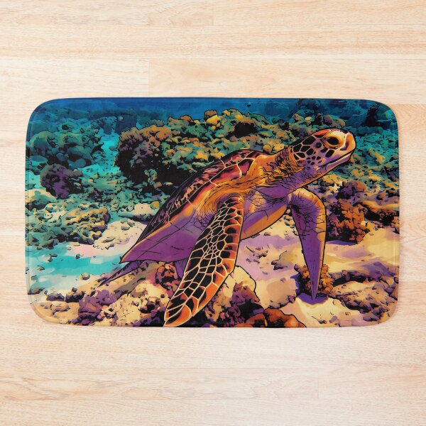Item preview, Happy Sea Turtle designed and sold by tomorrowsart.