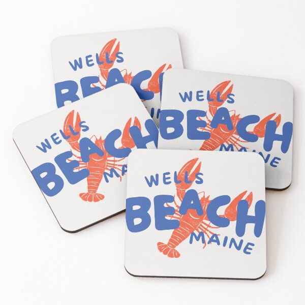 Item preview, Wells Beach Maine Lobster | Coastal New England Summer Vacation designed and sold by createdbyjp.