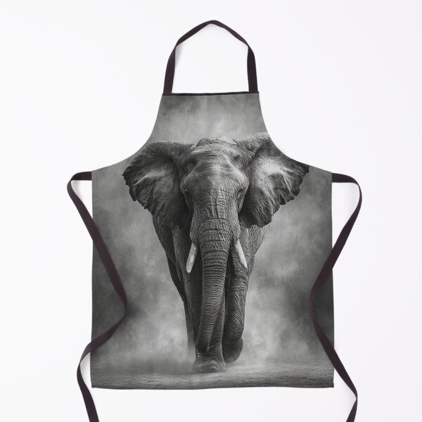 Item preview, Massive, majestic elephant emerging from the mist designed and sold by dcrc.