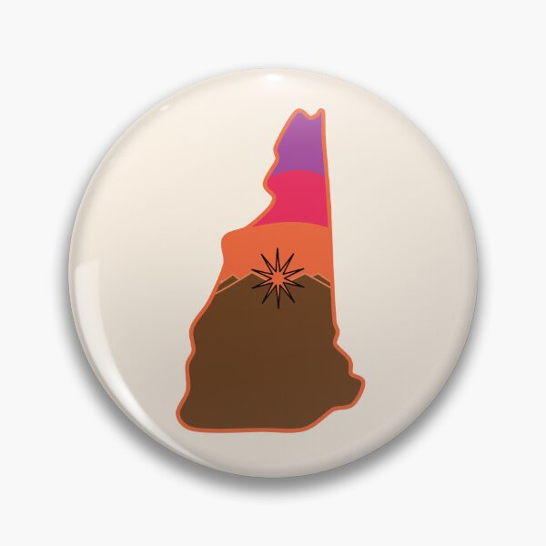 Item preview, New Hampshire State Outline Sunset designed and sold by evanmcvey.