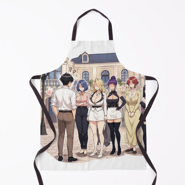 Item preview, Anime Harem Scene Sticker – Fantasy Mansion Aesthetic designed and sold by MeowLoka ⭐⭐⭐⭐.