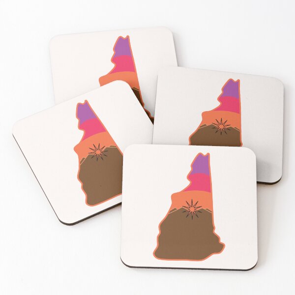 Item preview, New Hampshire State Outline Sunset designed and sold by evanmcvey.