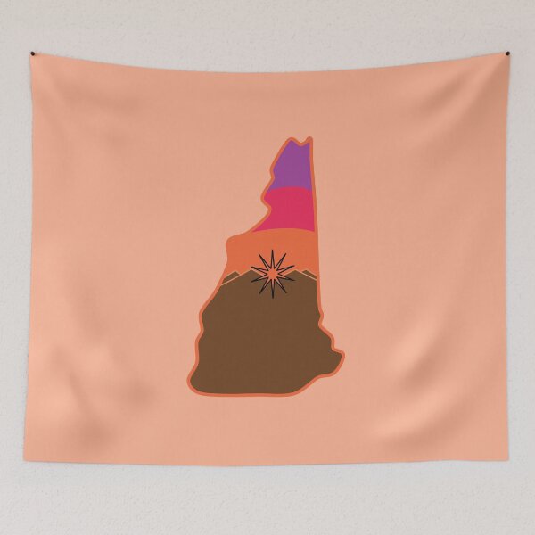 Item preview, New Hampshire State Outline Sunset designed and sold by evanmcvey.