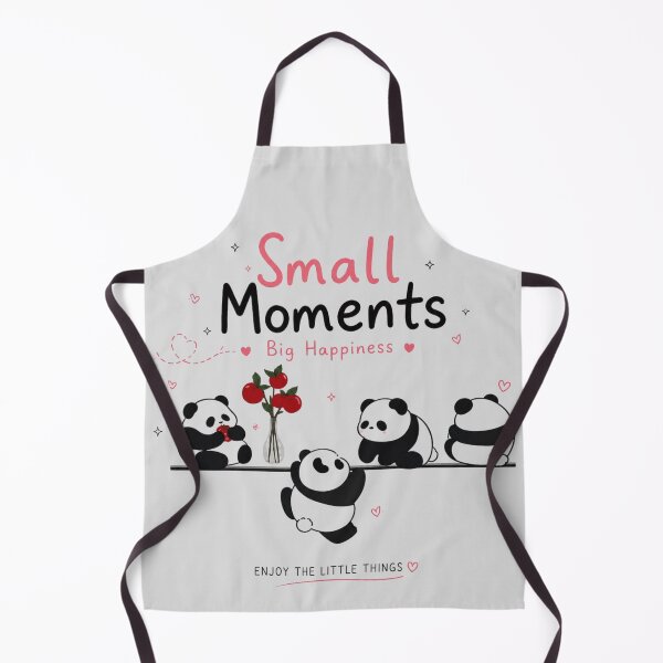 Item preview, Cute Panda Squad – Small Moments Big Happiness | Kawaii Minimalist Panda Design | Adorable Aesthetic Gift for Girls designed and sold by  Mirai_Art  ⭐⭐⭐⭐.