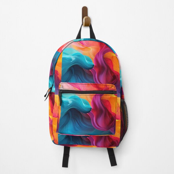 Item preview, Vibrant Colorful Flowing Scarves Suspended In Air Abstract designed and sold by DEC02.