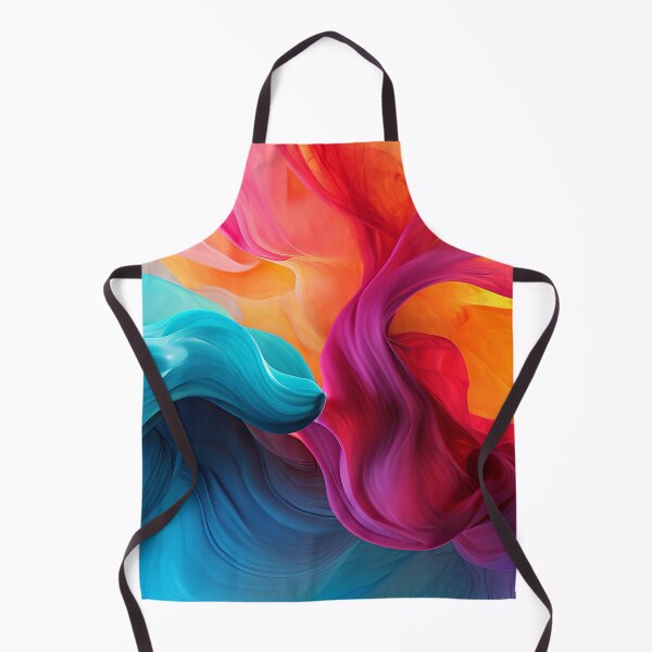 Item preview, Vibrant Colorful Flowing Scarves Suspended In Air Abstract designed and sold by DEC02.