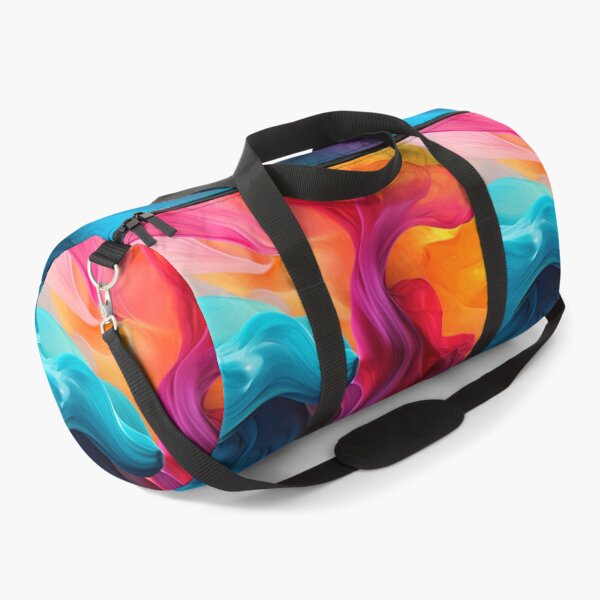 Item preview, Vibrant Colorful Flowing Scarves Suspended In Air Abstract designed and sold by DEC02.