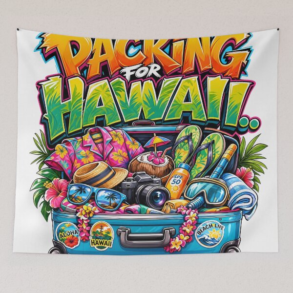 Item preview, Packing for Hawaii Tropical Vacation Design designed and sold by castillomiami.