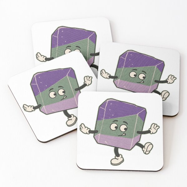 Item preview, Fluorite Floater | Vintage Fluorite Crystal Mascot designed and sold by Spenceless Designz.