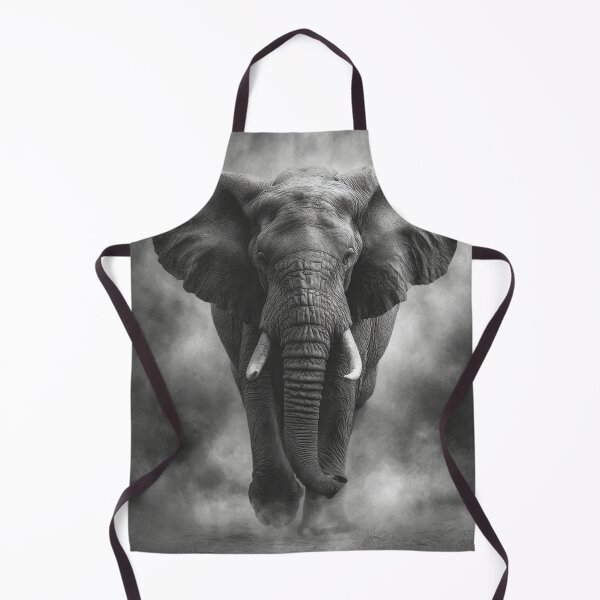 Item preview, Massive, majestic elephant emerging from the mist designed and sold by dcrc.