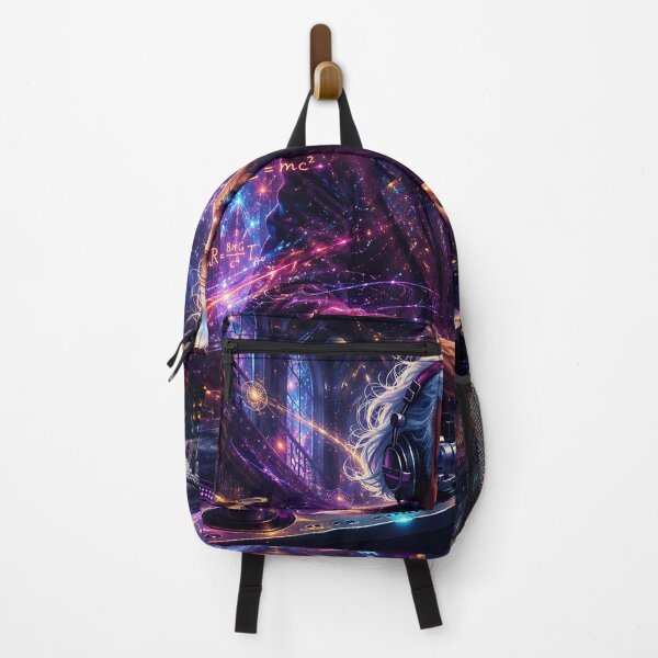 Item preview, Cosmic Einstein DJ – Psychedelic Galaxy Turntables | Surreal Sci-Fi Music Art designed and sold by Atelier Nova.