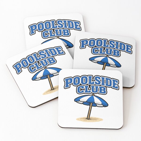Item preview, Poolside Club Beach Umbrella Design designed and sold by EastEndTownie.