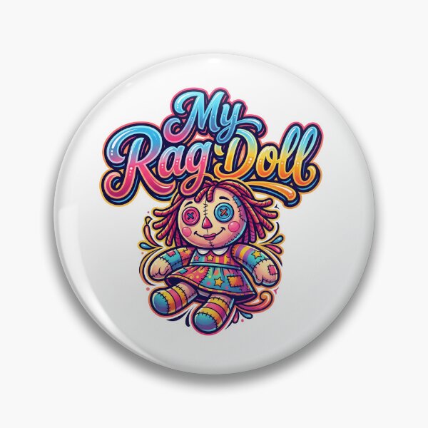 Item preview, My Rag Doll Colorful Cartoon Design designed and sold by castillomiami.