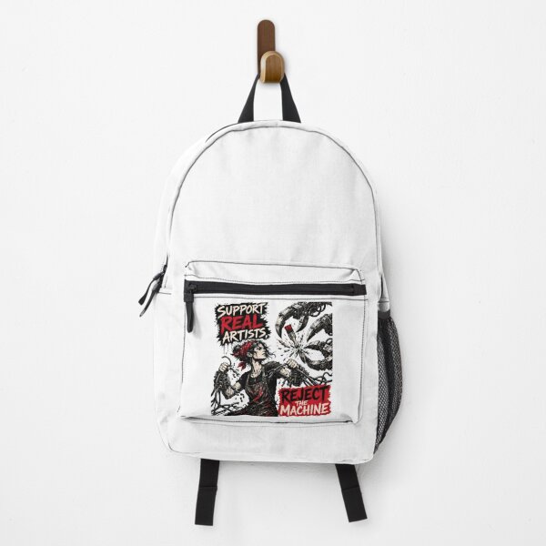 Item preview, Support Real Artists Reject Machine Punk Rebellion designed and sold by chattsuede.