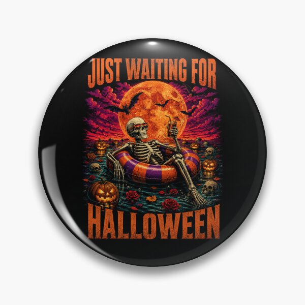 Item preview, Just Waiting for Halloween Summer Skeleton Men Women Kid designed and sold by will freed18.