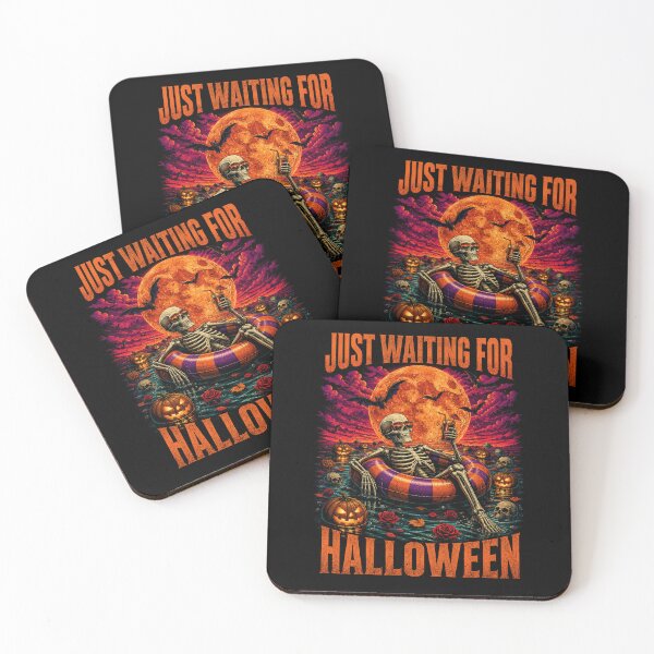 Item preview, Just Waiting for Halloween Summer Skeleton Men Women Kid designed and sold by will freed18.