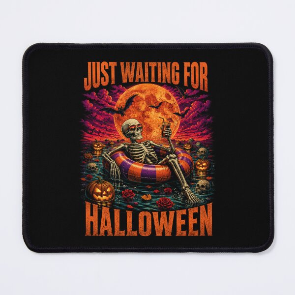 Item preview, Just Waiting for Halloween Summer Skeleton Men Women Kid designed and sold by will freed18.