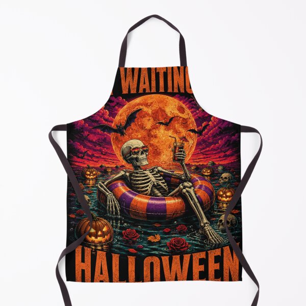 Item preview, Just Waiting for Halloween Summer Skeleton Men Women Kid designed and sold by will freed18.