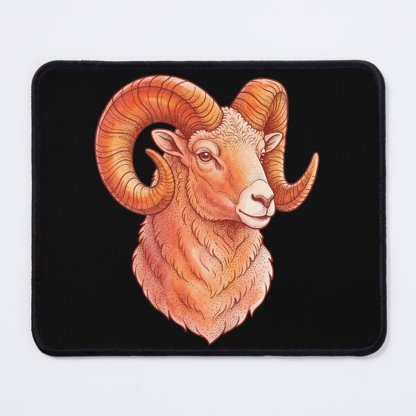 Item preview, Watercolor Aries Ram designed and sold by Aureluxe.