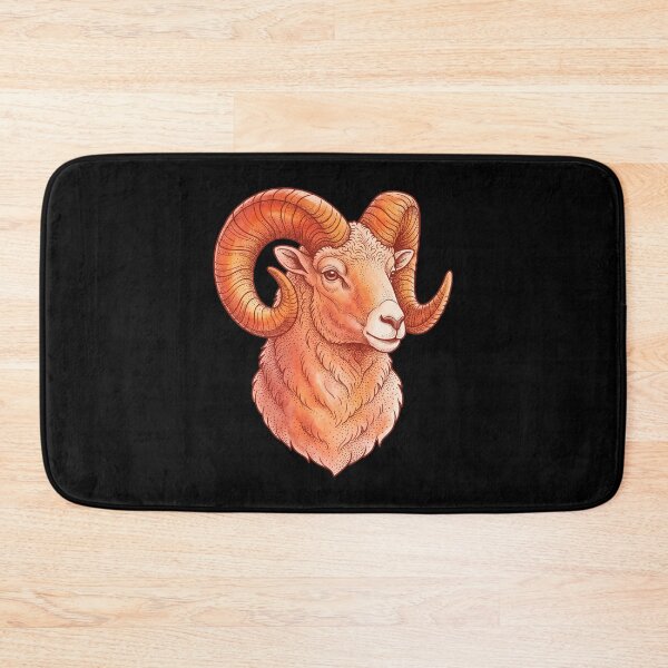 Item preview, Watercolor Aries Ram designed and sold by Aureluxe.