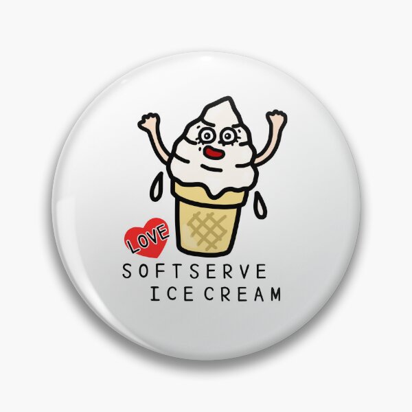 Item preview, Cute I LOVE SOFTSERVE ICECREAM designed and sold by kanaehonkawa.