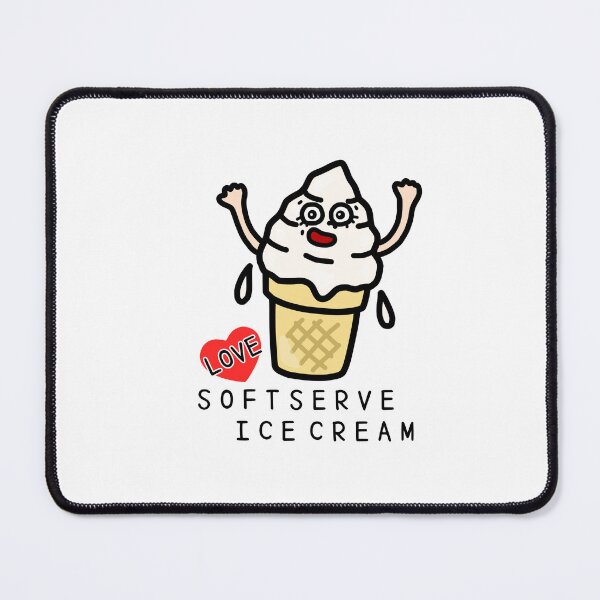 Item preview, Cute I LOVE SOFTSERVE ICECREAM designed and sold by kanaehonkawa.