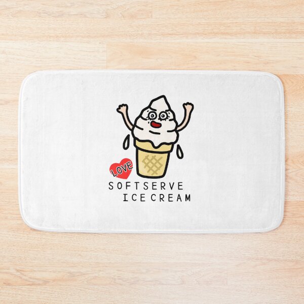 Item preview, Cute I LOVE SOFTSERVE ICECREAM designed and sold by kanaehonkawa.