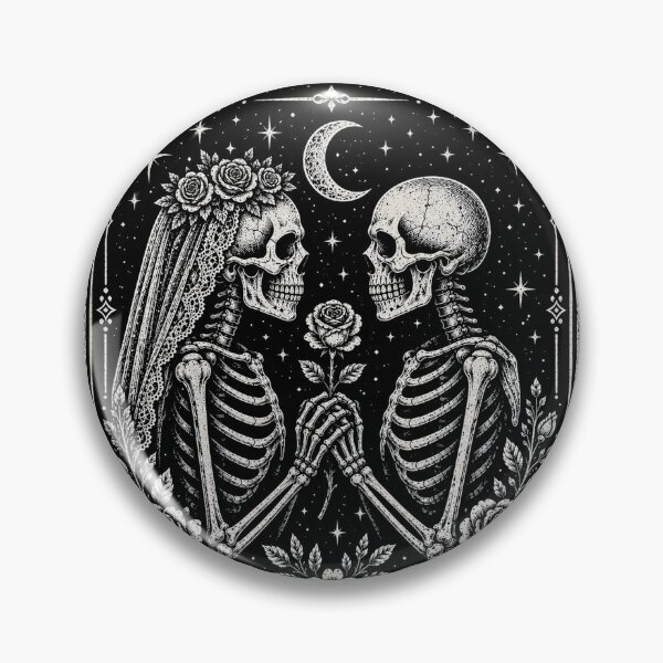 Item preview, Skeleton Couple Bride and Groom Wedding designed and sold by will freed18.