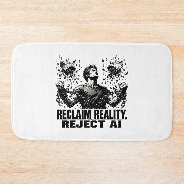 Item preview, Reclaim Reality Reject AI Break Free From Surveillance designed and sold by chattsuede.