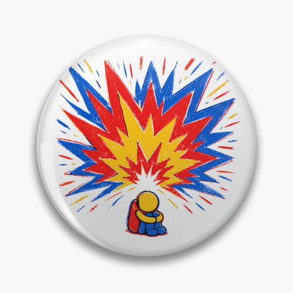 Item preview, Sensory Overload Crayon Explosion Anxiety Expression designed and sold by chattsuede.