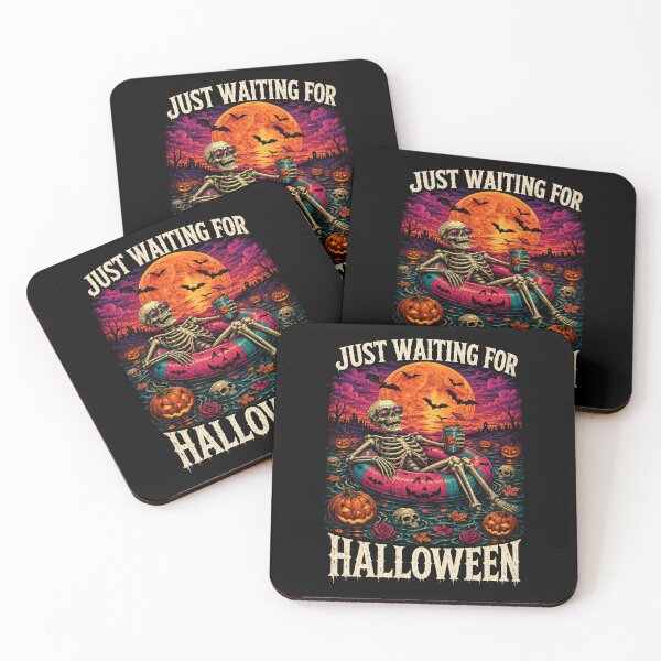 Item preview, Just Waiting for Halloween Summer Skeleton Men Women Kid designed and sold by will freed18.