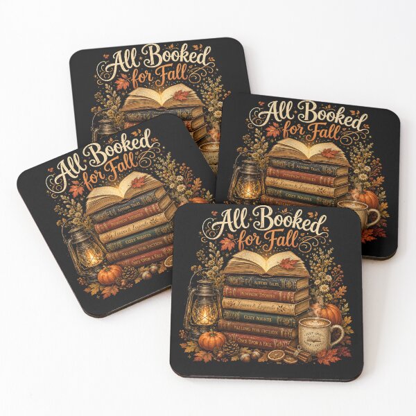 Item preview, All Booked for Fall Books Coffee Cozy Autumn Reading Women designed and sold by will freed18.