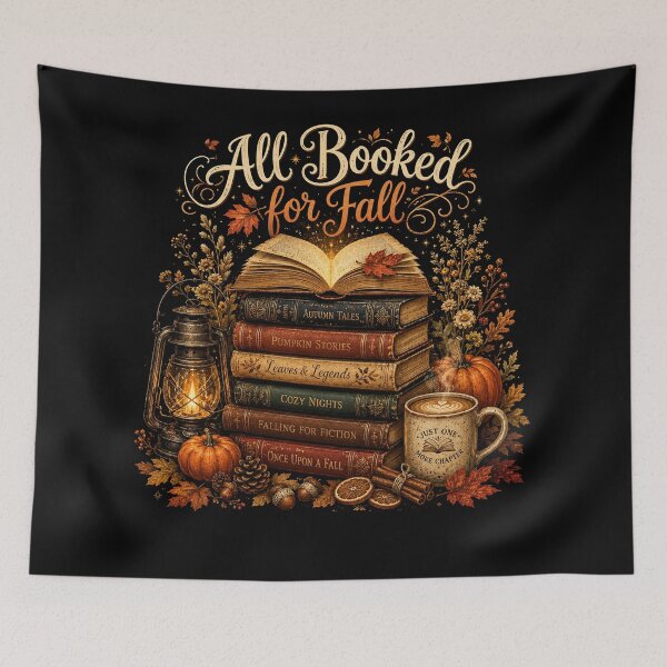 Item preview, All Booked for Fall Books Coffee Cozy Autumn Reading Women designed and sold by will freed18.