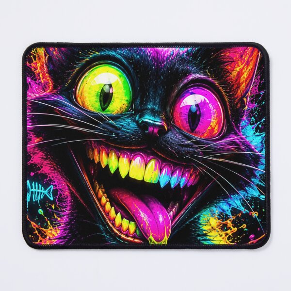Item preview, Psychedelic Neon Cheshire Cat designed and sold by Gold&pixels.