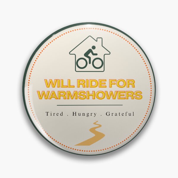 Item preview, Will Ride For Warmshowers Bikepacking Collection designed and sold by Gahelico.