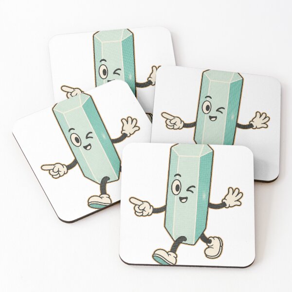 Item preview, Aquamarine Cruiser | Vintage Aquamarine Crystal Mascot designed and sold by Spenceless Designz.