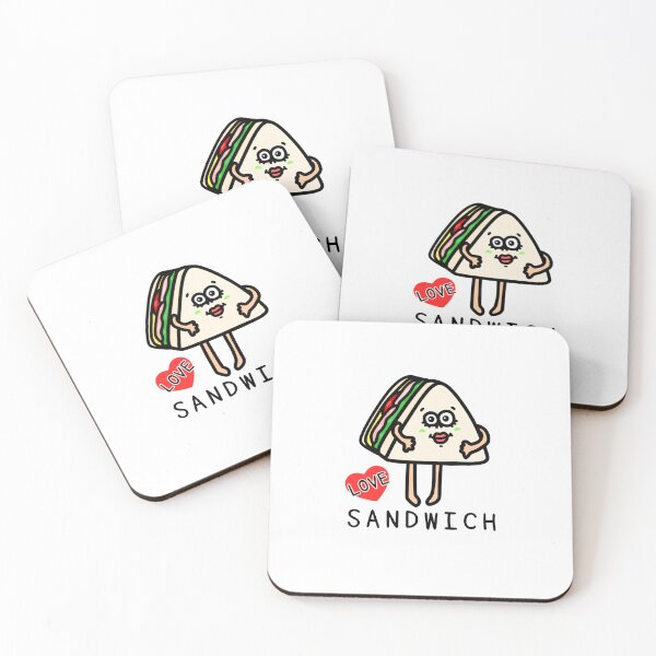 Item preview, Cute I LOVE SANDWICH designed and sold by kanaehonkawa.