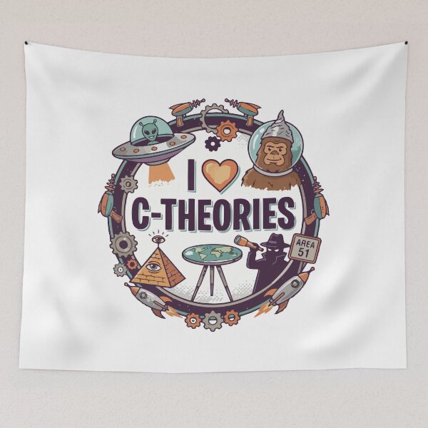 Item preview, I Love Conspiracy Theories designed and sold by tigrootiger.